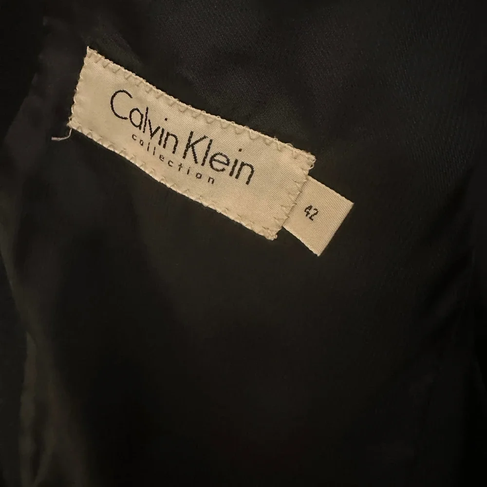 Calvin Klein Collection Blazer Mens 42 Navy Blue Made in Italy‎ 3-Button